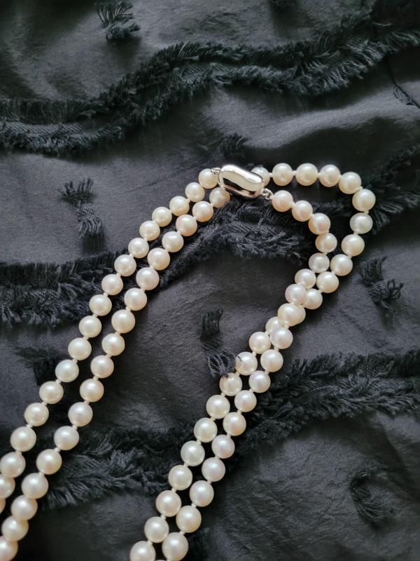 AKIO MORI（アキオモリ 淡水パール（7.0～8.0ミリ）120センチ