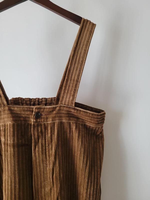 YARMO☆ハイライズブレーストラウザーズ☆美品☆人気の黒 Yarmo(ヤーモ) High Rise Brace Trousers ハイライズブレース