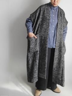 <img class='new_mark_img1' src='https://img.shop-pro.jp/img/new/icons8.gif' style='border:none;display:inline;margin:0px;padding:0px;width:auto;' />Honnete ʥͥåȡSleeveless Dolman Gown Coat