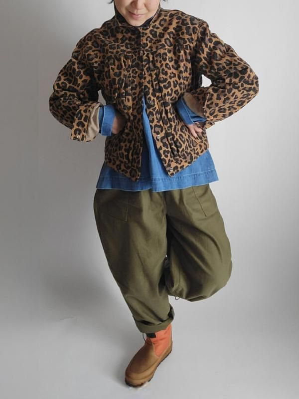 KAPITAL(キャピタル)ツイルエイジングウール レオパード柄 1st JKT KAPITAL(キャピタル)ツイルエイジングウール レオパード柄 1st JKT