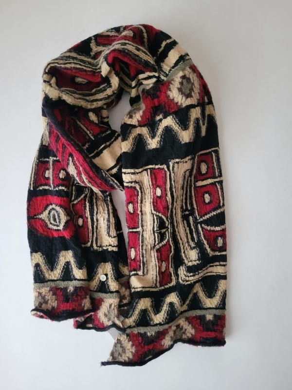 KAPITAL（キャピタル）縮絨ウール 縮絨ウール Alaska Ravenマフラー