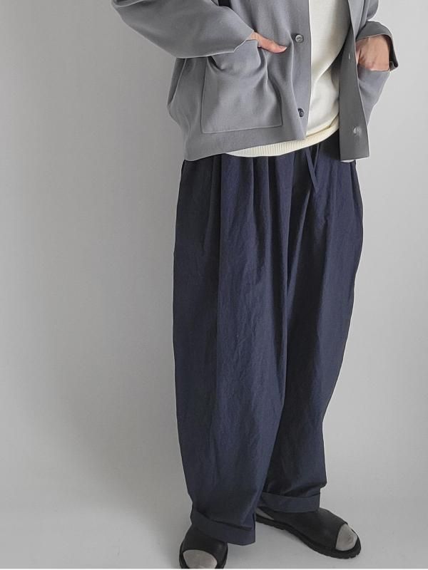 kijinokanosei（キジノカノウセイ）roll-up tuck pants（手洗い可