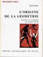L'origine de la geometrie <br>Traduction et introduction par Jacques DERRIDA <br>ʩʸؤεǥ