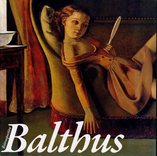 バルテュス、BALTHUS、座っているコレット、希少な額装用画集より-