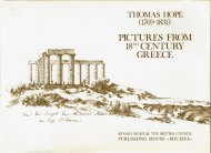 Pictures from 18th Century Greece <br>:Thomas Hope <br>(1769-1831) <br>ȡޥۡ