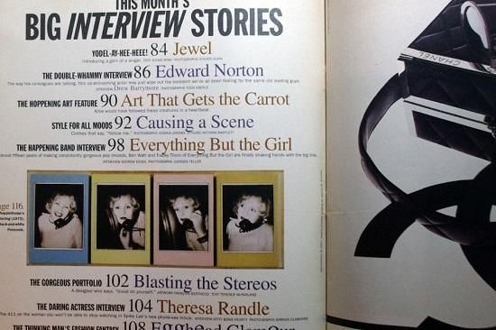 Interview April 1996 アンディ・ウォーホル 雑誌『インタヴュー