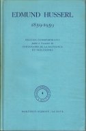 Edmund Husserl <br>1859-1959 <br>仏・英・独)エトムント・フッサール生誕100周年記念出版論集