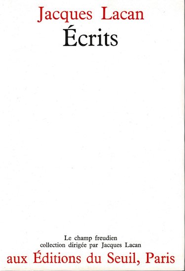 Ecrits Jacques Lacan 仏)エクリ ジャック・ラカン - 古書古本