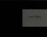 Lewis Baltz: <br>Candlestick Point <br>륤ܥ