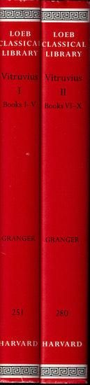 On Architecture Volume 1・2(Books 1-10) 2冊揃 Vitruvius 羅