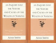 An Inquiry into the Nature and Causes of the Wealth of Nations, Vol 1.2 <br>英)国富論 2冊揃 <br>アダム・スミス