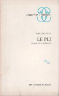 Le pli - Leibniz et le baroque. <br>仏)襞 ライプニッツとバロック <br>ジル・ドゥルーズ