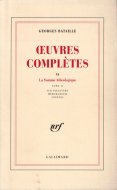 Oeuvres Completes, tome 6 <br>Georges Bataille <br>仏)ジョルジュ・バタイユ全集 6