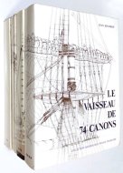 Le Vaisseau de 74 Canons. Traite pratique d' Art Naval. tome1-4 <br>仏)74門艦 全4巻揃 <br>ジャン・ブードリオ