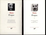 Propos, tome 1・2 <br>仏)プロポ 全2冊揃 <br>アラン