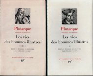 Plutarque : Les Vies des hommes illustres, tome 1・2 <br>仏)プルタルコス 英雄伝 全2冊揃 <br>※少鉛筆線引・書込有