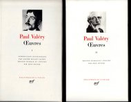 Paul Valery : Oeuvres, tome 1・2 <br>仏)ポール・ヴァレリー全集 全2冊揃