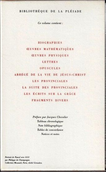 Pascal Oeuvres completes 仏)パスカル全集 - 古書古本買取販売