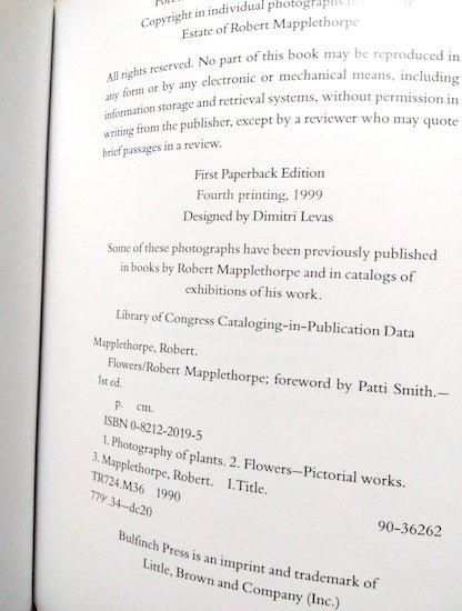 Flowers Robert Mapplethorpe ロバート・メイプルソープ - 古書 Flowers Robert Mapplethorpe ロバート・メイプルソープ - 古書