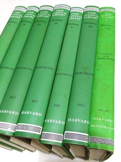 週間売れ筋 Plotinus Library》希・英 Classical 《Loeb vols 7 in 洋書