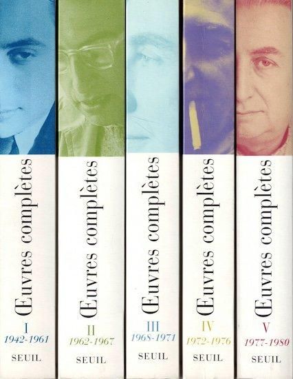 【国内在庫】 Oeuvres Barthes Roland completes 全5冊 仏)ロラン・バルト全集 洋書