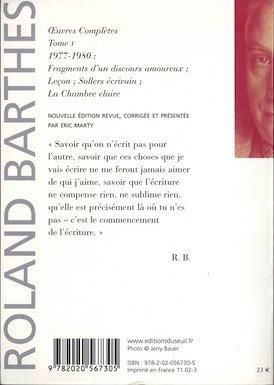 2D2-3「洋書 BARTHES ロラン・バルト全集 全2巻」Oeuvres - 洋書