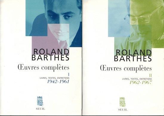 2D2-3「洋書 BARTHES ロラン・バルト全集 全2巻」Oeuvres - 洋書
