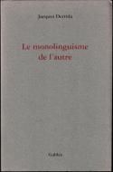 Le monolinguisme de l'autre <br>ʩ)¾Ԥñ 뤤ϵ <br>åǥ