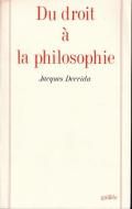 Du droit a la philosophie <br>ʩ)ůؤؤθ <br>åǥ