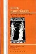 Greek Lyric Poetry <br>)ꥷٳ <br>¢Ե̾
