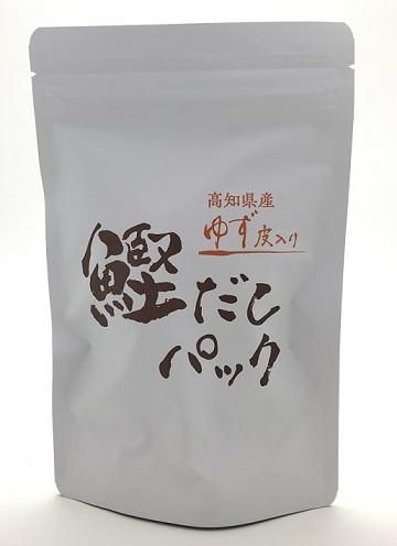 高知県産ゆず皮入り鰹だしパック80g（10g×8P）×2袋 - 土佐の食