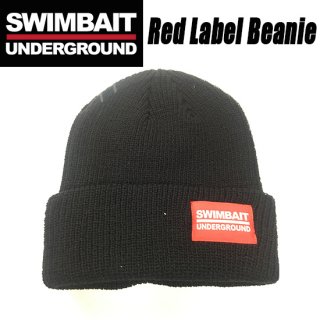 SWIMBAIT UNDERGROUND Red Label Beanie<img class='new_mark_img2' src='https://img.shop-pro.jp/img/new/icons1.gif' style='border:none;display:inline;margin:0px;padding:0px;width:auto;' />