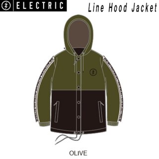 ELECTRIC/Line Hood Jacket オリーブ<img class='new_mark_img2' src='https://img.shop-pro.jp/img/new/icons1.gif' style='border:none;display:inline;margin:0px;padding:0px;width:auto;' />