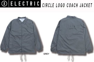 ELECTRIC/CIRCLE LOGO COACH JACKET GREY<img class='new_mark_img2' src='https://img.shop-pro.jp/img/new/icons1.gif' style='border:none;display:inline;margin:0px;padding:0px;width:auto;' />