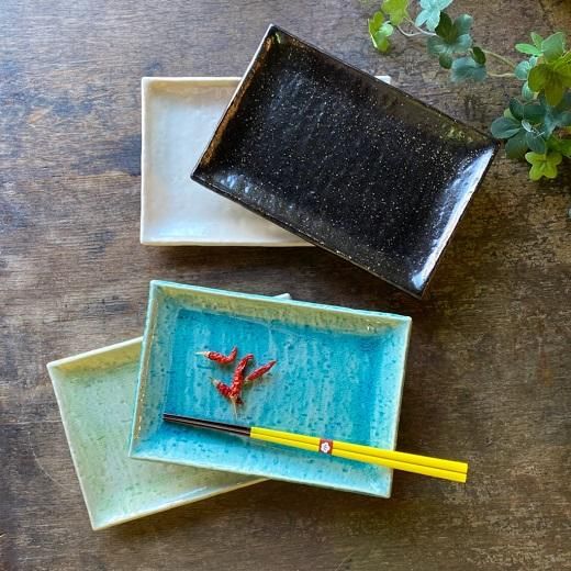 チョウ様のM-1255 珉平焼 角切り皿４客 M-1255 珉平焼 角切り皿4客 M-1255 珉平焼 角