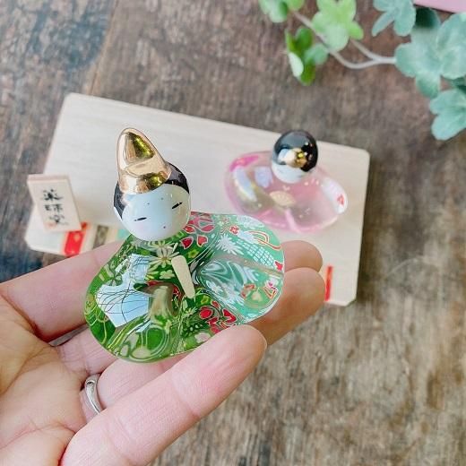 薬師窯 錦彩瑠璃座雛 華の舞・ガラス雛 | 美しいガラス製の瑠璃 薬師窯 錦彩瑠璃座雛 華の舞・ガラス雛 | 美しいガラス製の瑠璃