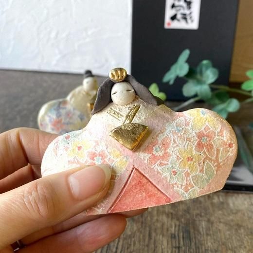 春風たたら雛 豊大窯 土雛 | 手作りの優しい色合いのお雛飾り