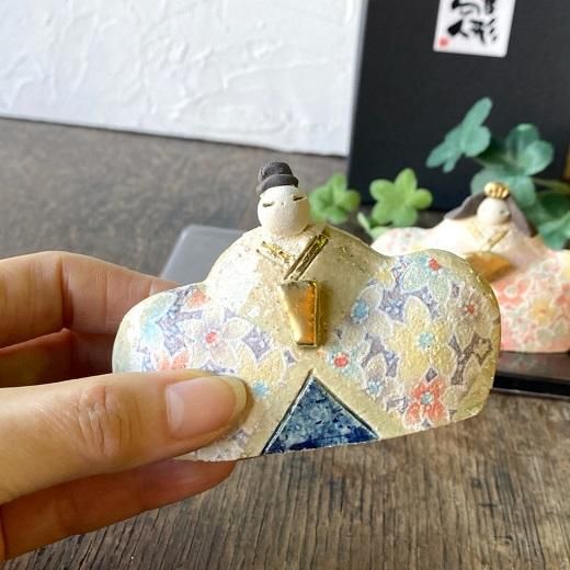 春風たたら雛 豊大窯 土雛 | 手作りの優しい色合いのお雛飾り