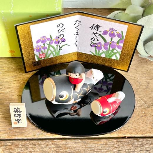 Amazon | 錦彩鯉のぼり金太郎(緋鯉付)[(金太郎)5・(緋鯉)2cm