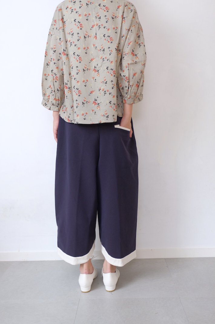 rikolekt | “touch” WIDE PANTS（navy）| ボトムス