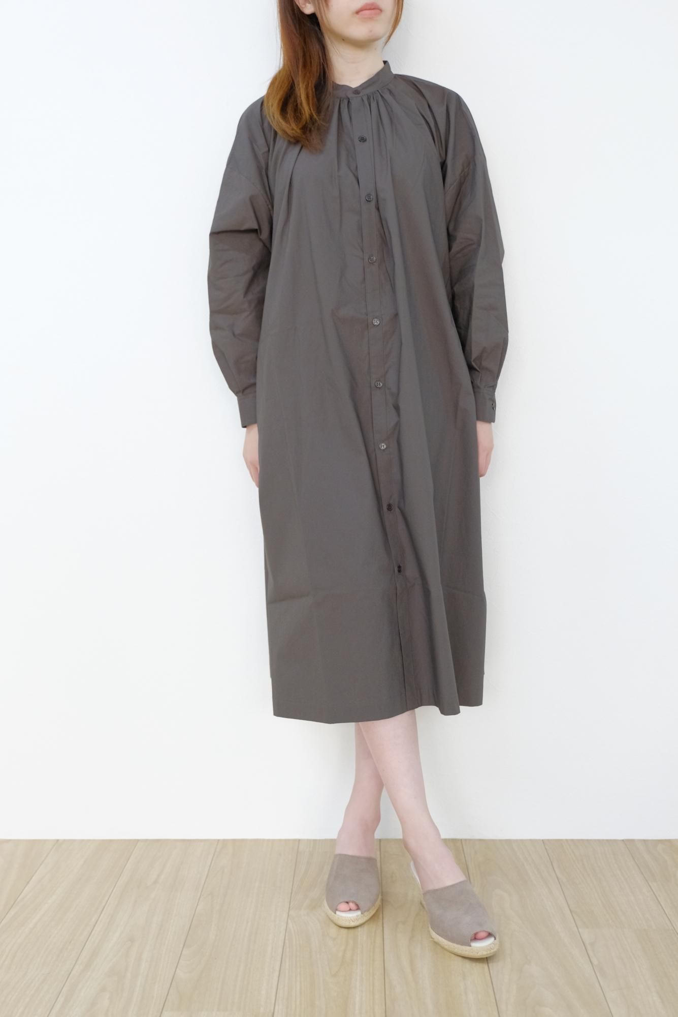 Cion ロングシャツドレス ダークグレー ワンピース Cion ロングシャツドレス ダークグレー ワンピース