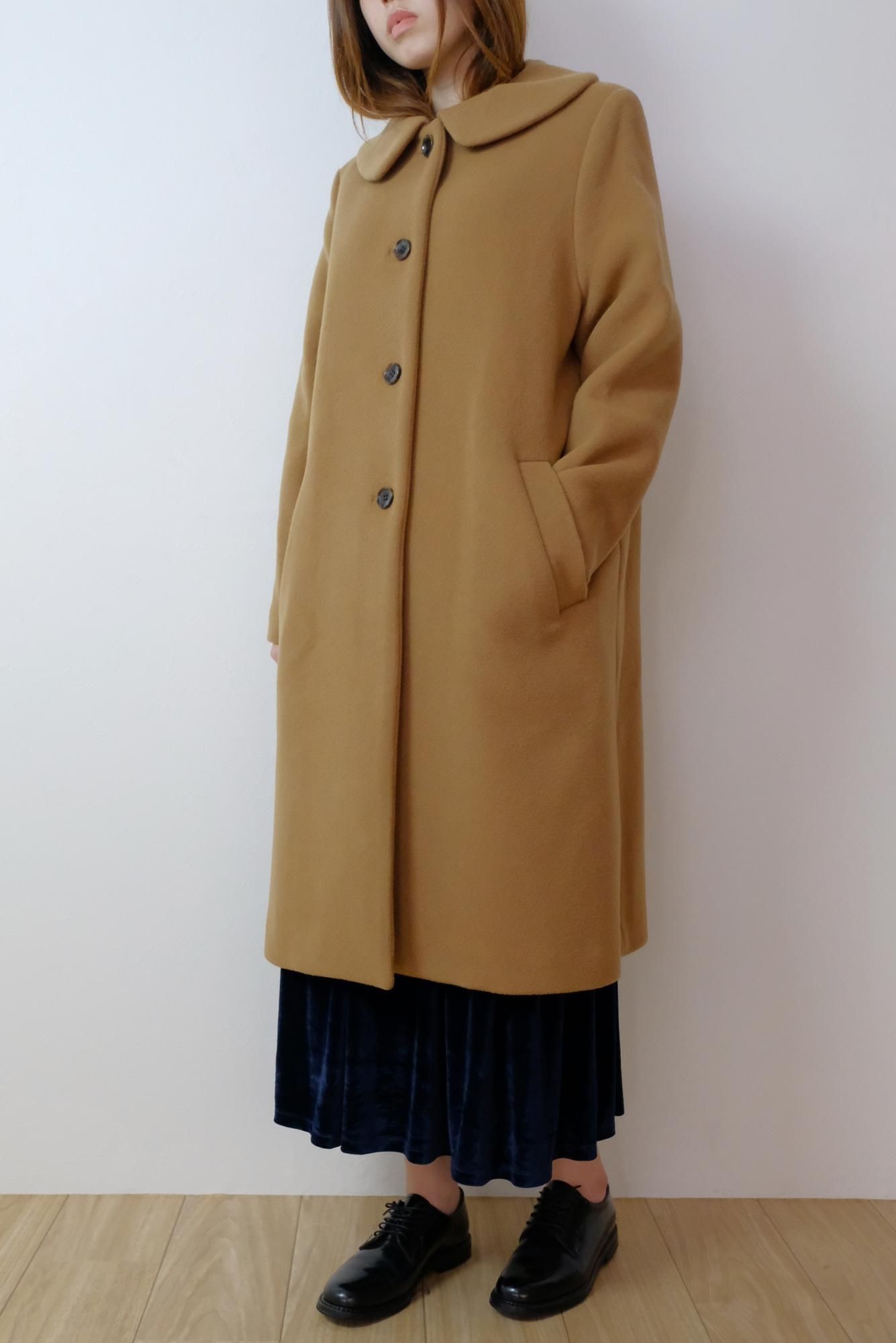 Utilite フラットカラーコート Camel コート Utilite フラットカラーコート Camel コート