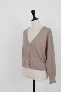 MB | Melange linen cotton ǥ (brown) | 