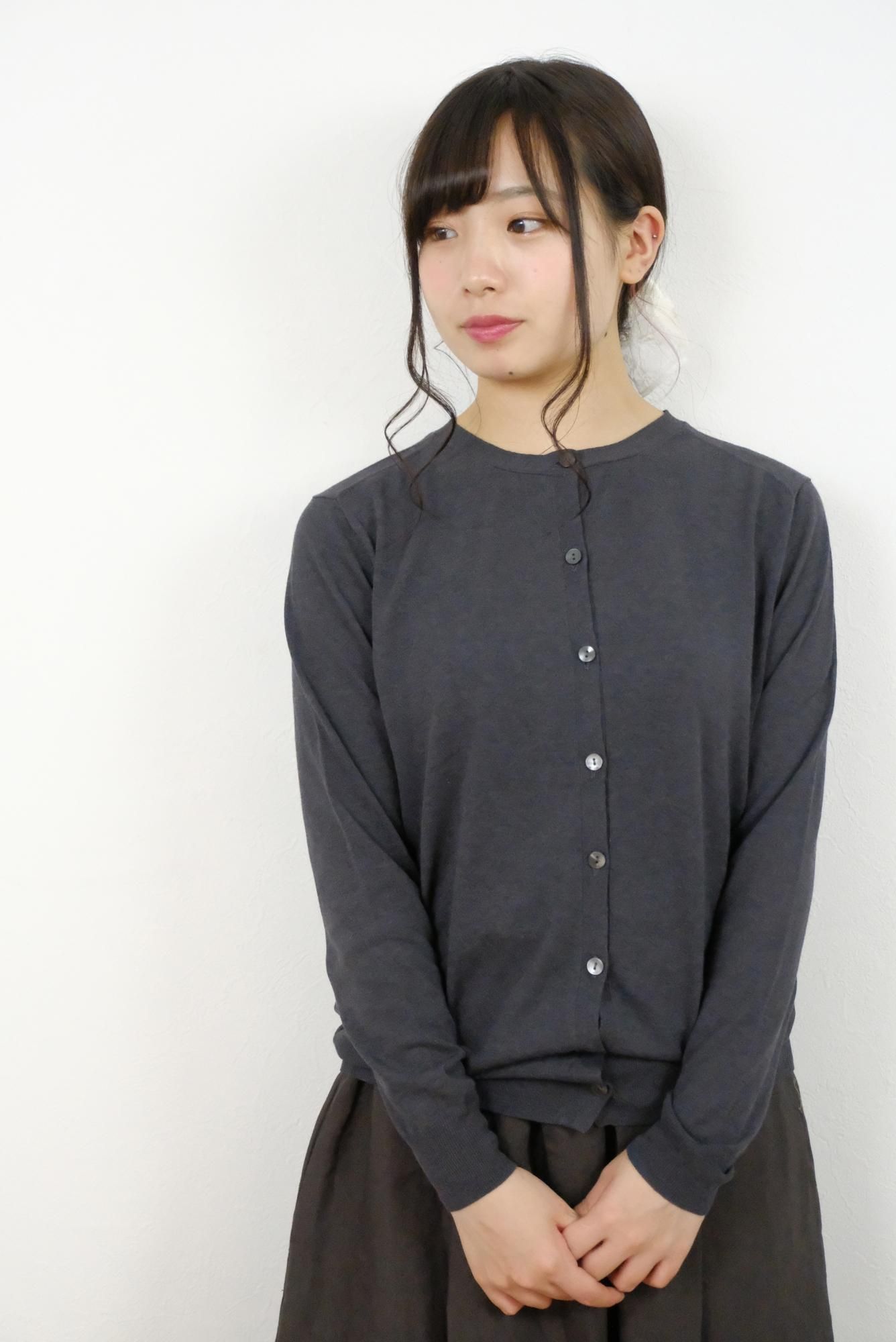 STAMP AND DIARY | スタンダード2Wayクルーネックカーディガン