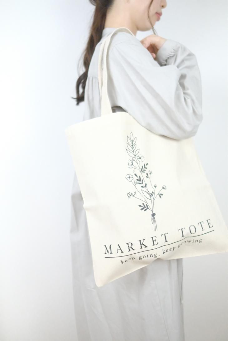 ネコポス送料無料 Ever After Blessings Market Tote Bag トートバッグ ショッピングバッグ Paper Birds ペーパーバーズ レディース アパレル オンラインショップ