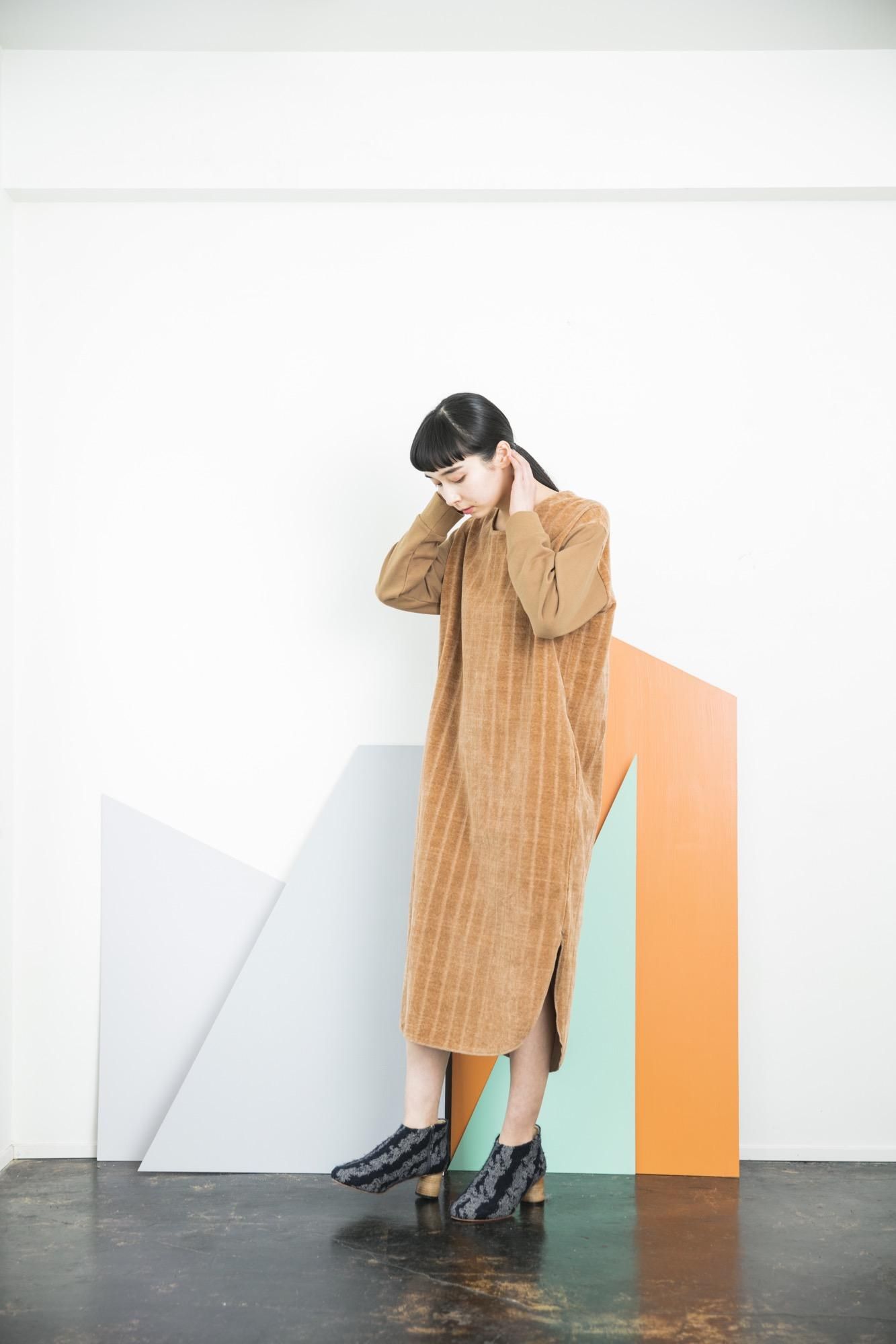 Sneeuw スニュウ ストライプパイルワンピース Camel ワンピース Paper Birds ペーパーバーズ レディース アパレル オンラインショップ Sneeuw スニュウ ストライプパイルワンピース Camel ワンピース Paper Birds ペーパーバーズ レディース アパレル オンラインショップ