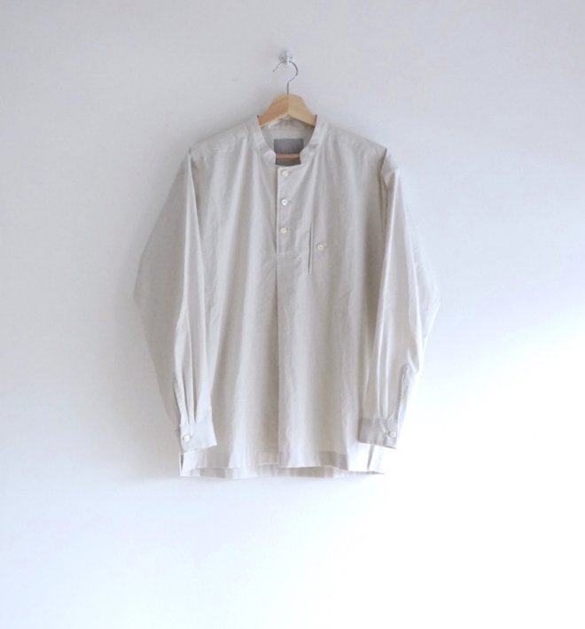 Rikolekt Pureness Pullover Shirt White トップス リコレクト シンプル 無地 白 シロ プルオーバーシャツ Paper Birds ペーパーバーズ レディース アパレル オンラインショップ