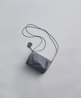 REN | スティル・キャニスターショルダー (mid gray) | レザーショルダーバッグ