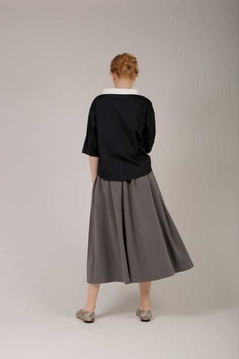 Kelen ケレン Easy Pleats Skirt Shihztu Charcoal スカート Paper Birds ペーパーバーズ レディース アパレル オンラインショップ Kelen ケレン Easy Pleats Skirt Shihztu Charcoal スカート Paper Birds ペーパーバーズ レディース アパレル オンラインショップ