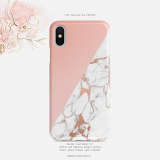 ڥͥݥ̵SUGARLOAF GRAPHICS | ROSE GOLD MARBLE | iPhone X/XS